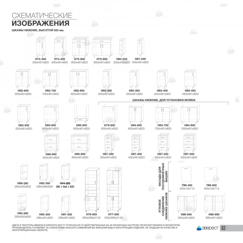 Прайс-201 Кухня Оптима (1 кат. ДСП)