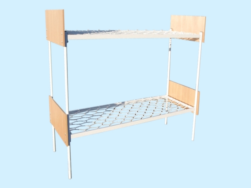 Прайс-244 Двухъярусная металлическая кровать Комби