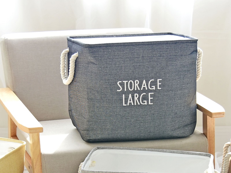 Прайс-367 Корзина для игрушек Storage gray big