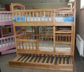 Двухъярусная кровать Карина-Люкс Трио (дополнительное выкатное спальное место)