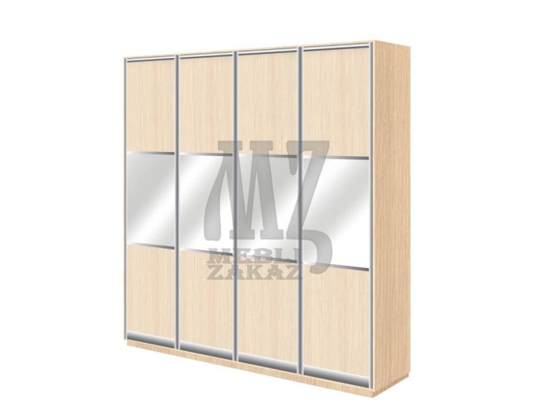 Шкаф-купе 4-х дверный Виват h2400 (Прайс-236) - Шкафы-купе